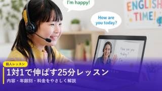 ノバキッド（Novakid）の個人レッスン（マンツーマン）｜1対1の25分レッスン